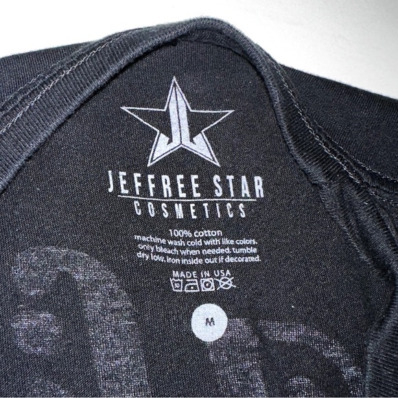 Jeffree Star “Hi, how are ya?” JSC black & lime green highlighter yellow t-shirt - Picture 3 of 3